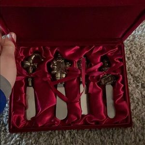 Christmas Cheese Knife Set